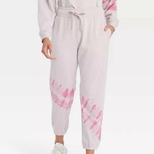 JoyLab tie-dye pink joggers/sweatpants